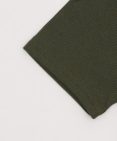 WEGO サイドギャザーヘンリーネックロゴT