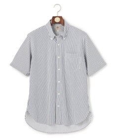J.PRESS MEN 【吸水速乾 / 抗菌防臭 / 遮熱 / 防シワ】【J.PRESS OXFORD JERSEY】カノコインレイ半袖 シャツ / B.D.