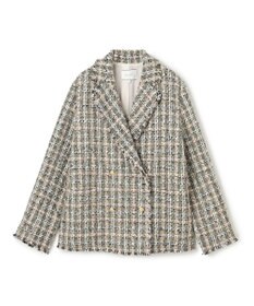 BEIGE， BERYL / ファンシーツイードダブルジャケット