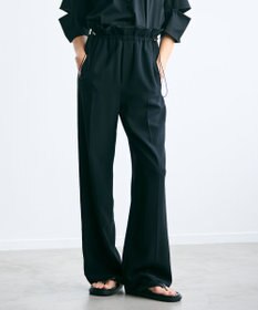 BEIGE， 【洗える・STORY 6月号掲載】RUE / ウエストゴムワイドストレートパンツ