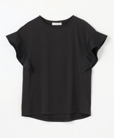 ANY 異素材コンビフリルスリーブプルオーバー