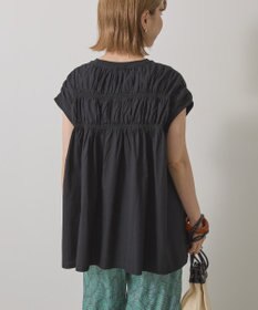 AMERICAN HOLIC シャーリング半袖フレアプルオーバー