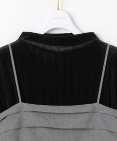 ANY SIS S 【BAILA12月号掲載・貴島明日香さんコラボ】ドッキングビスチェワンピース×インナーセット