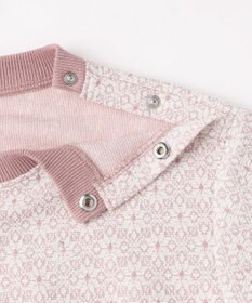 組曲 KIDS 【150-160㎝】 フロストフラワージャガード ワンピース