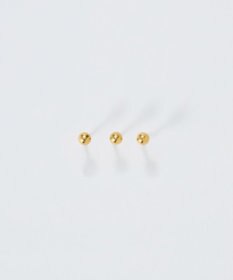 Phoebe 【金属アレルギー対応】3setメタルピアス　ゴールド/サージカルステンレス