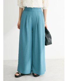 Green Parks ・ＥＬＥＮＣＡＲＥ　ＤＵＥ　リネンライクワイドパンツ