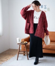 WEGO 【軽量】ブラッシュニットBIGカーディガン