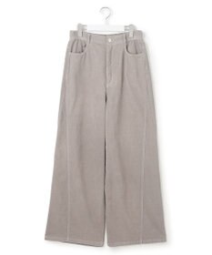 23区 S 【滝沢眞規子さん着用/洗える】コットン コーデュロイ ワイド パンツ
