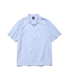 J.PRESS MEN 【J.PRESS ORIGINALS】Broad Stripe Open Half Sleeve Shirt / Baggy-Fit