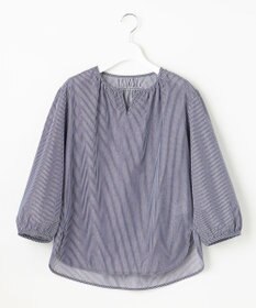 J.PRESS LADIES S 【WEB限定カラーあり・洗える・イージーケア】 アーネストストライプ スリットネック カットソー