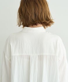 YECCA VECCA スカーフデザインアシメハーフスリーブシャツ