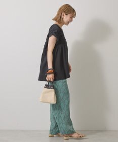 AMERICAN HOLIC シャーリング半袖フレアプルオーバー