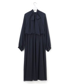 23区 【APPLAUDIR】ドットクレープシフォン ドレス