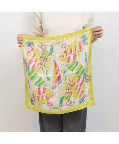 UNBILLION kakatoo ヨット柄シルクミニスカーフ