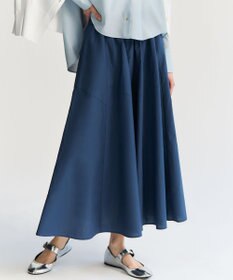 23区 L 【先行予約】ナイロンコットンタフタ フレアスカート