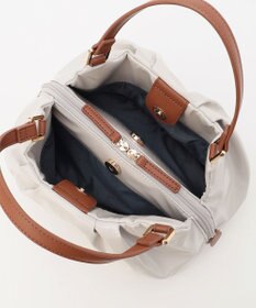 LA BAGAGERIE ソフトエナメル2WAYハンドバッグ Sサイズ