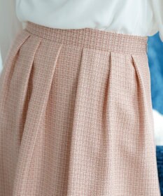 Tiaclasse フレアツイードスカート