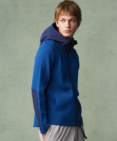 JOSEPH ABBOUD MOUNTAIN 【軽さ/ストレッチ】 CORDURA COTTON アウトドアニットパーカー