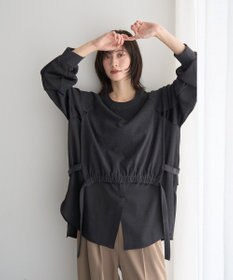 YECCA VECCA 素材MIXレイヤード起毛プルオーバー