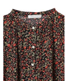 Green Parks アソート柄さらっとレーヨンブラウス