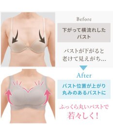 BRADELIS New York 【Yukine inc. 】ゆきねえモアソフト快適フルカップブラ23 接触冷感 吸汗速乾で快適に補正するノンワイヤーブラ