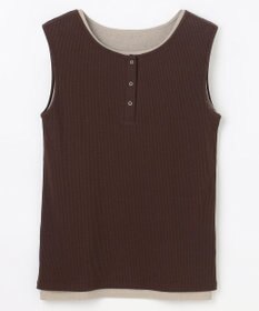 ANY L 【2SET】ツインセットヘンリーネックタンクトップ