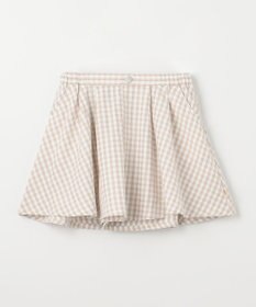 組曲 KIDS 【110-140㎝】フレアーギンガム ショートパンツ