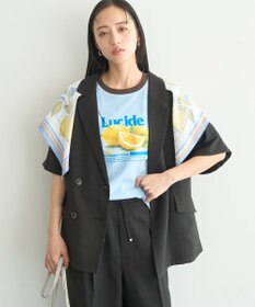 earth music&ecology 【セットアップ対応】リネンライクダブルジャケット