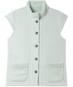 Wing ベスト フリース素材 あったか 冬 3分袖 レディース EX2071 ウイング／ワコール