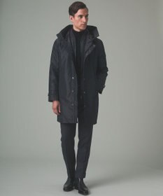 GOTAIRIKU 【保温性/ストレッチ/シワになりにくい】サキソニーストレッチパンツ（ノータック）