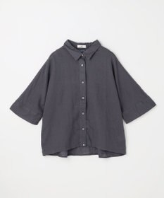 ANY ヨーロピアンリネンハーフスリーブシャツ