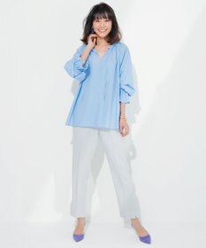 UNFILO 【ストレッチ/洗える】出会えるパンツ テーパード