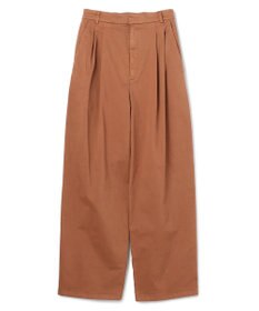 BEIGE， 【洗える・Oggi 11月号掲載】HAMLIN / コットンストレッチ2タックワイドパンツ