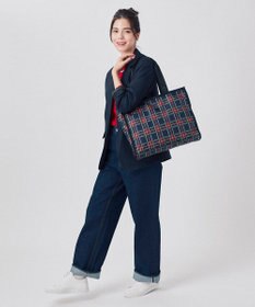 E/W BOOK TOTE/ネイビータータン / LeSportsac | ファッション通販