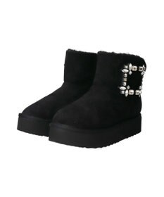 Bridget Birkin 【Bridget Birkin】バックルビジュームートンブーツ