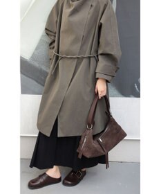 style code 【 通勤使用可能 】 牛革 細身シルエットショルダーバッグ