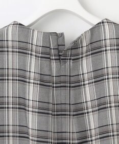 J.PRESS LADIES L シアーストライプ&チェック カットソー