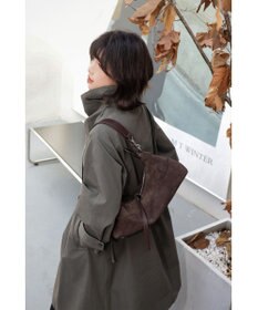 style code 【 通勤使用可能 】 牛革 細身シルエットショルダーバッグ