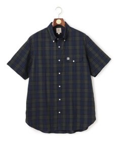 J.PRESS MEN 【KING SIZE 】【吸水速乾 / 接触冷感 / 高通気性】Aero Weave クールマックスサッカー チェック シャツ / B.D.