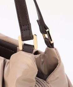 LA BAGAGERIE ソフトエナメル2WAYハンドバッグ Sサイズ