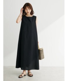 Green Parks 綿麻混ノースリーブワンピース