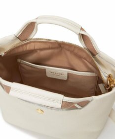 TOPKAPI 【TREASURE TOPKAPI】ソフトシュリンク テープハンドル ショルダー付きミニ トート バッグ