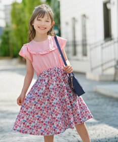 組曲 KIDS 【110-140㎝】サマーフラワー ワンピース