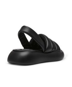 STEVE MADDEN HEADWAY バックストラップ厚底パフィーサンダル