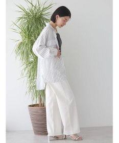 AMERICAN HOLIC 接触冷感Ｗポケット袖タックシャツチュニック