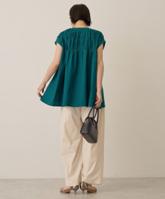 AMERICAN HOLIC シャーリング半袖フレアプルオーバー