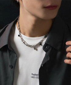 WEGO MモチーフMIXチェーンネックレス