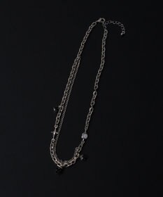WEGO MモチーフMIXチェーンネックレス