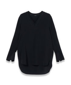 JOSEPH 【洗える】クレープ ド ソワ　Vネックブラウス