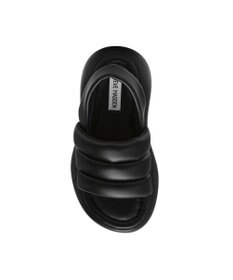 STEVE MADDEN HEADWAY バックストラップ厚底パフィーサンダル